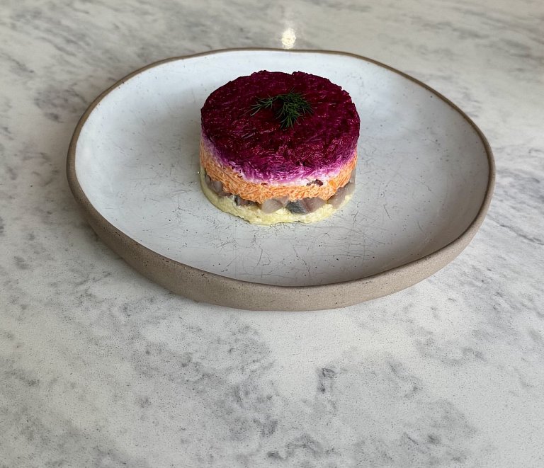 Л Салат Сельдь под шубой